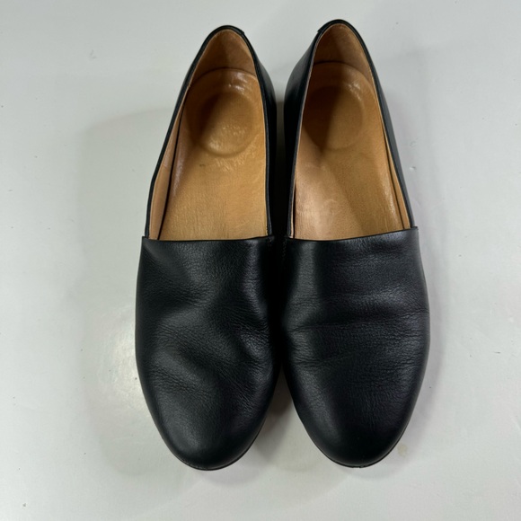 Dansko Larisa Black Leather Slip On Flats Size 39 - Picture 3 of 9